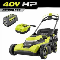Ryobi 40V lawn mower & weed Wacker