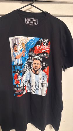 XL CAMISA y L sudadera con imagen de Messi