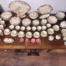 Franciscan Desert Rose 115 Piece Set 1940 Through 1949 VERY RARE 