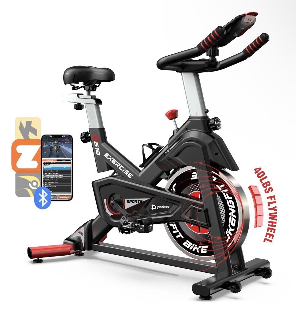 🚴♂️ POOBOO Exercise Bike • Barely Used • Excellent Condition • Ready to Go • Must See! 💪
