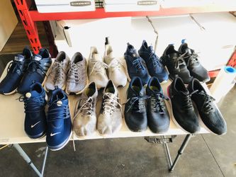 Nike Shoe Lot 10 Pairs Of Nike And adidas