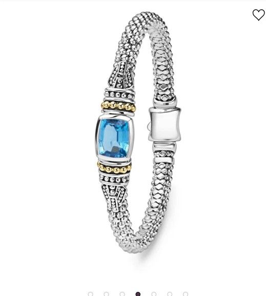Lagos With Blue Topez Caviar Bracelet