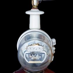Electric one of a kind meter lamp