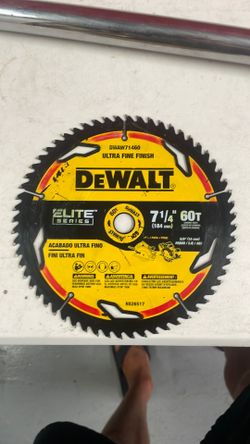 DEWALT ELITE SERIES 7-1/4-in 60 -Tooth Fine Finish Tungsten carbide-tipped steel Circular saw blade Individual