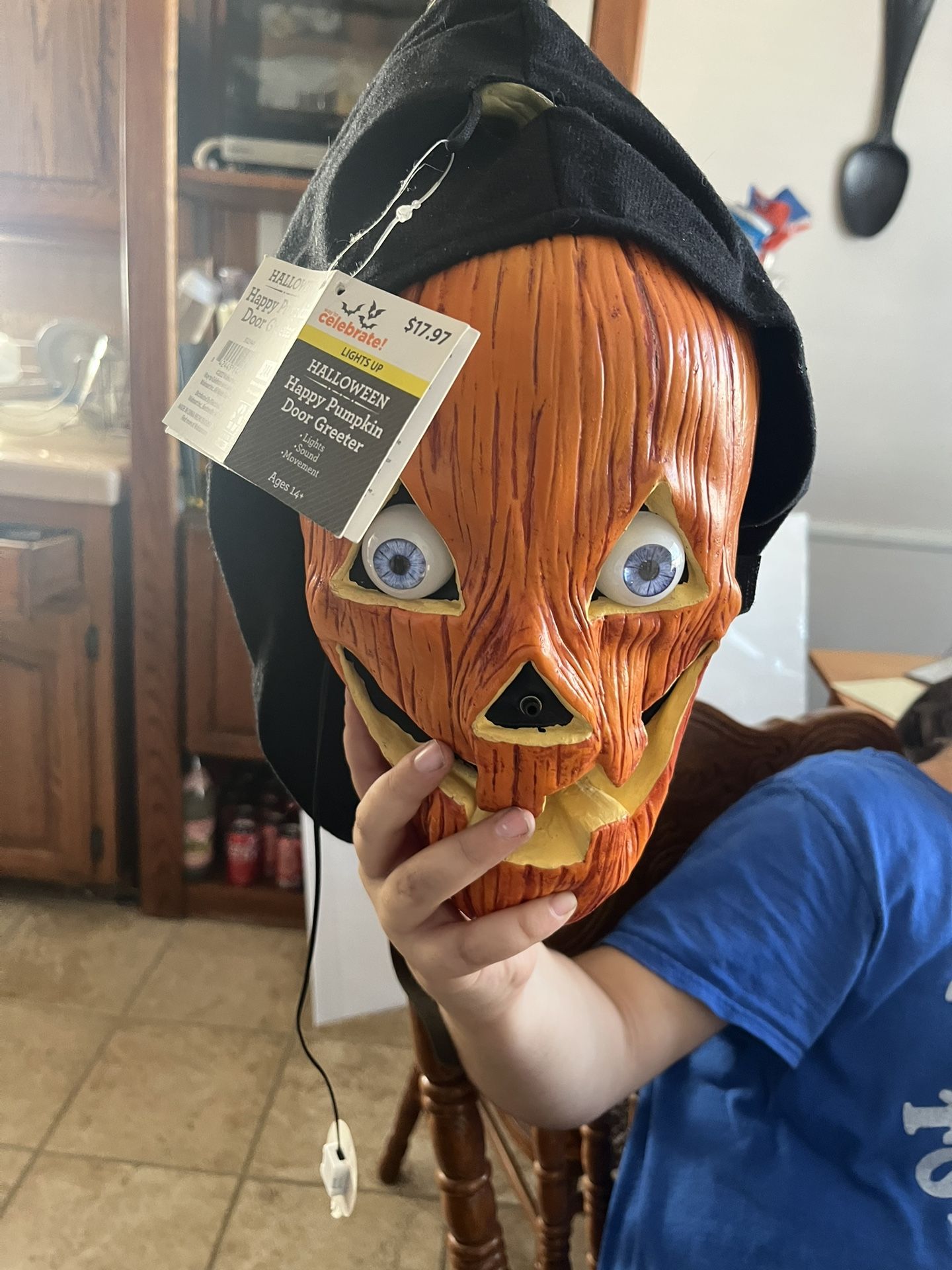 Door Greeting Pumpkin