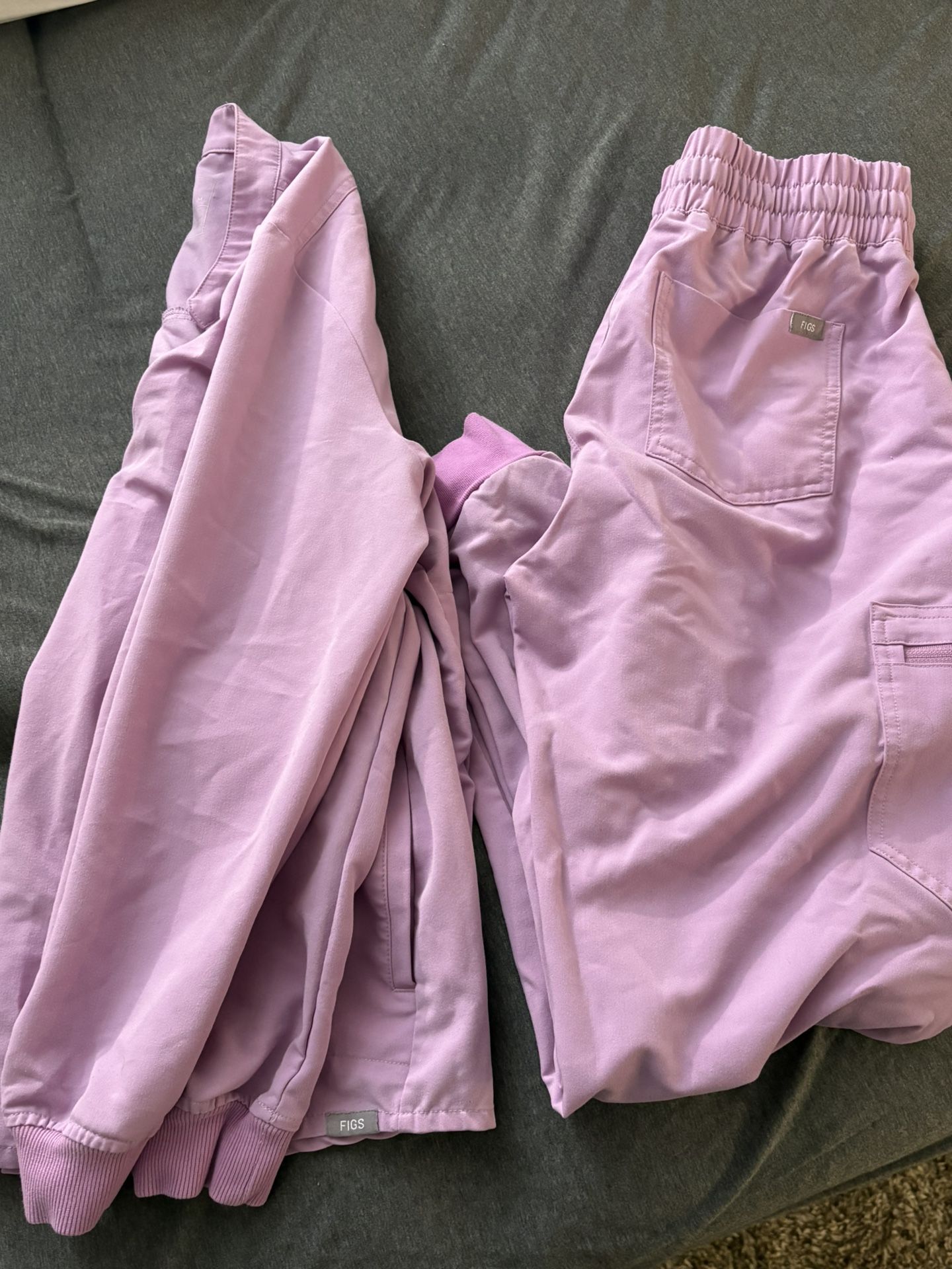 Figs Long Sleeve Scrub Set-dusk