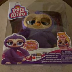 Pets Alive - Fifi The Flossing Sloth - Zuru (Brand New In The Box!)