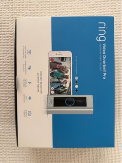Ring Video Doorbell Pro-hardwired-NWT