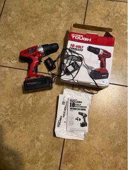 HYPER TOUGH 18 V CORDLESS DRILL