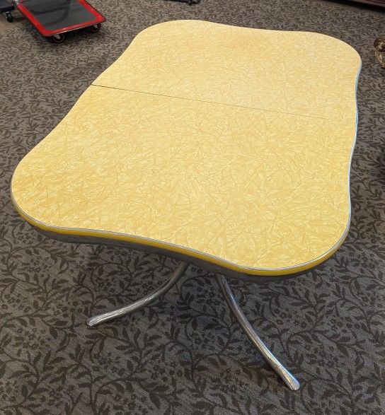 Classic 1950's Yellow Formica table