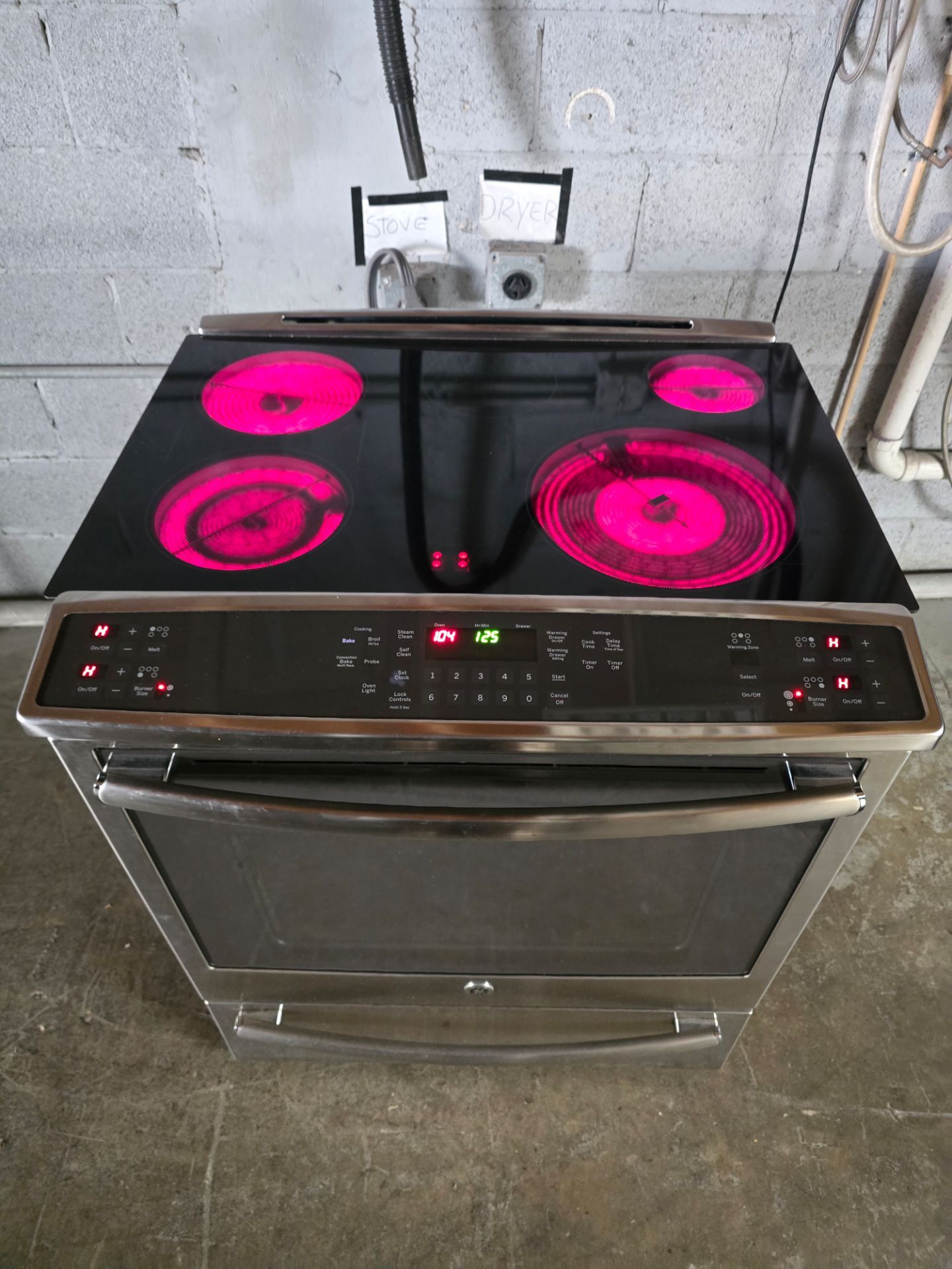 Stove Slide GE