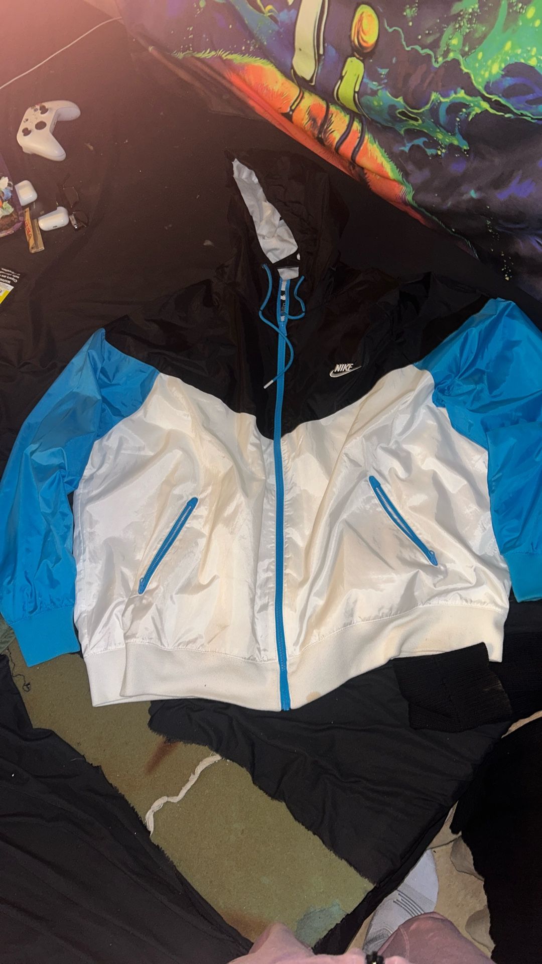 warm Nike windbreaker