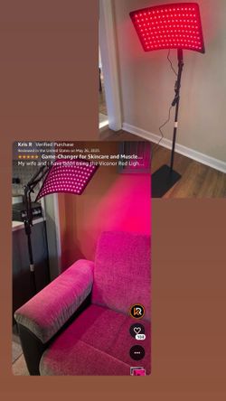Red Light Therapy for Face and Body, Red Infrared Light Therapy Lamp with Stand Led 660nm Red Light-Therapy& 850nm Infrared Light Device for Body  New