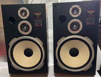 Large Vintage Fisher Speakers ST-832 3Way Hi-Fi