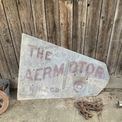 Old  Aermotor  Windmill Tail