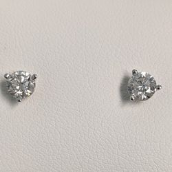.75ct Total Diamond Earrings