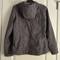 ZeroXposur Women's Charcoal/Purple Ski Jacket Size M