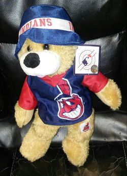Official MLB Cleveland Indians Plush Bear