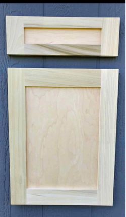 Shaker doors and face drawers
