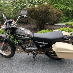 1976 Harley Motorcycle