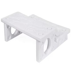28” X 23” 2-step Multi Purpose Spa Hot Tub Pool RV Campers Deck Lightweight Sided Step Stool