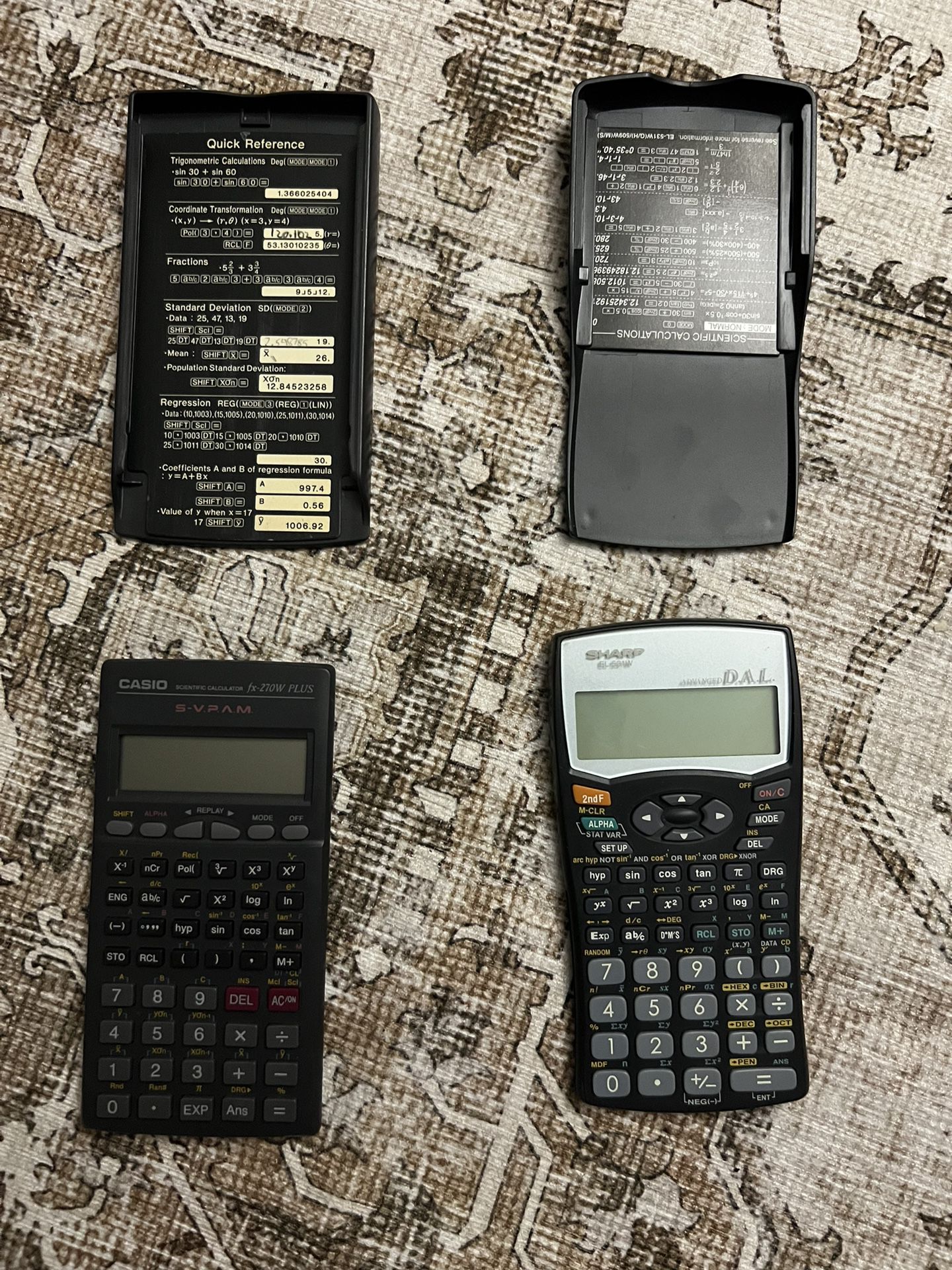 Set Of 2 Finance Calculators