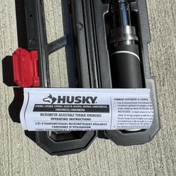 Husky 3/8 Torque Wrench With 1/4 In Torque Wrench 