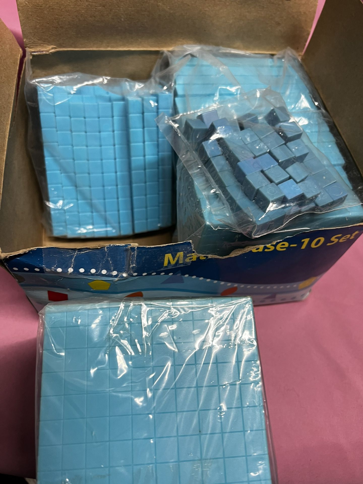 Boxed Math Cubes