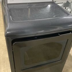 GE Dark Blue Gas Dryer. Used 