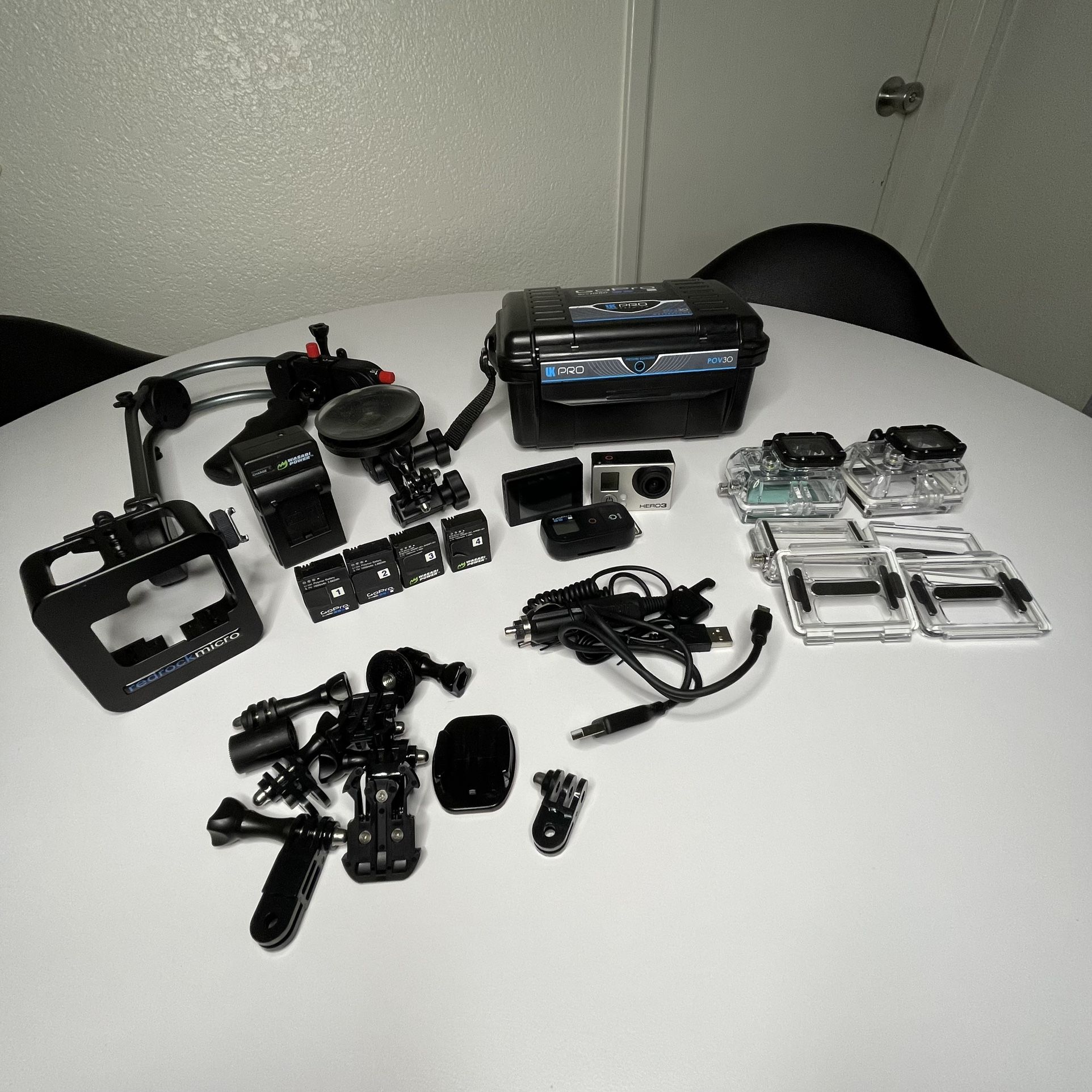 GoPro Hero 3 Bundle Fully Loaded
