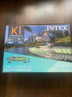 Intex challenger k1 inflatable kayak