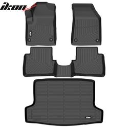 Fits 2013-2016 Dodge Dart TPE All Weather Waterproof 3D Floor Carpets + Trunk Mats