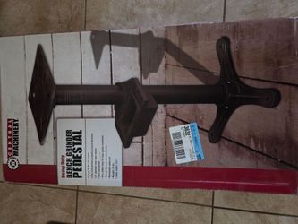 Bench grinder pedestal