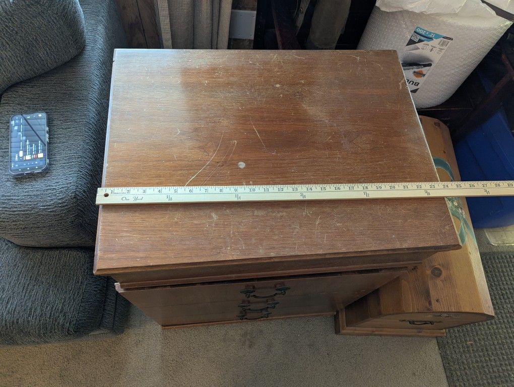 Antique Kenmore Sewing Machine And Cabinet