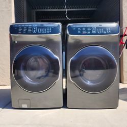Samsung Largest Capacity Flex Dual Washer And Dryer Set