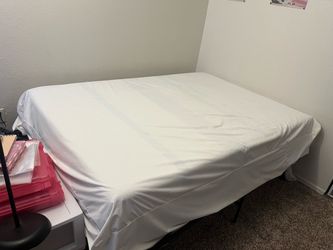 Full size mattress with metal frame