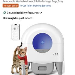 Self cleaning litter box