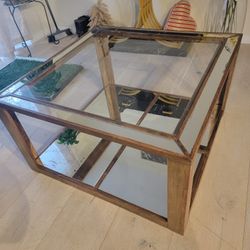 Mirror Glass  Coffee Table 