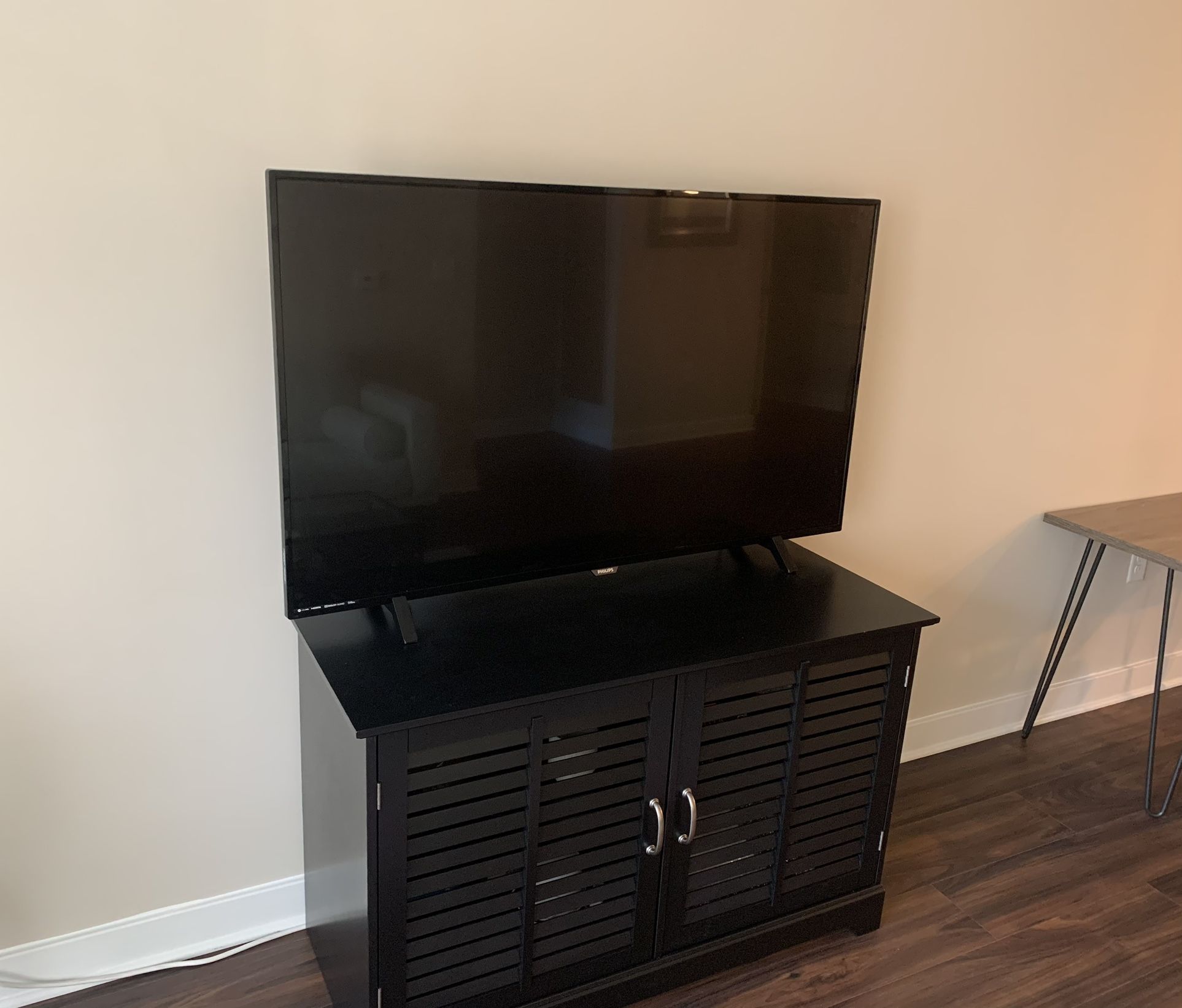 Black TV Stand