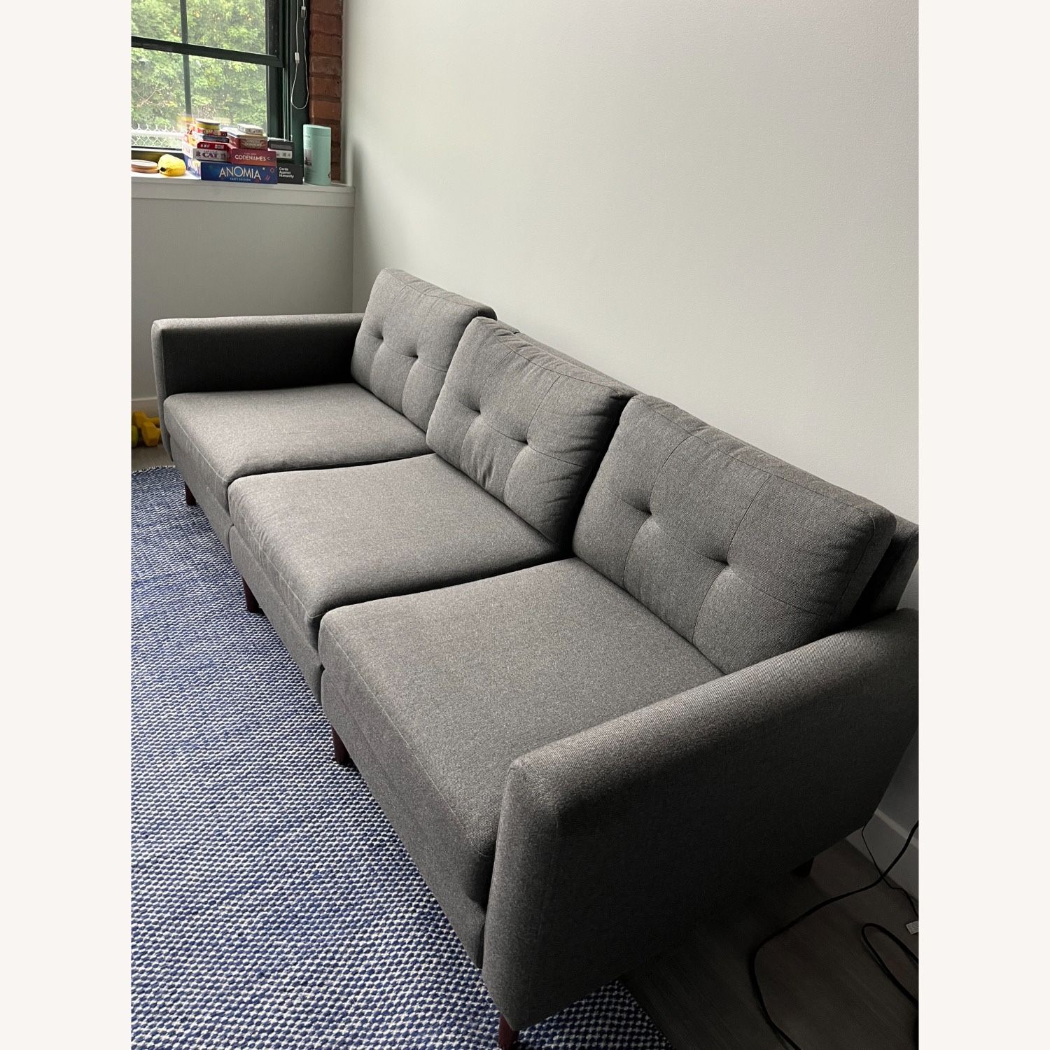 Burrow Block Nomad Sofa - Charcoal 