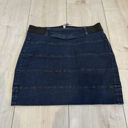 Denim Armani Exchange Mini Skirt, Size 2