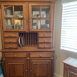 Oak Hutch 