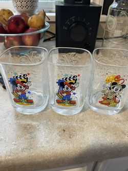 3 Collectible Disney World cups From 2000