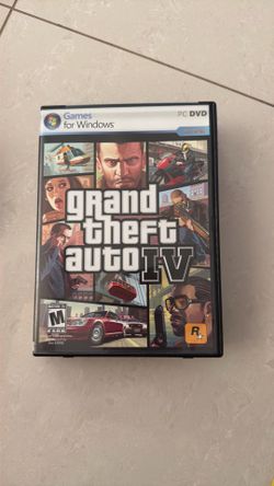 GTA 4, Grand Theft Auto IV Dual 1 Disc Complete Rpg Pc Game - Windows Vista, $14
