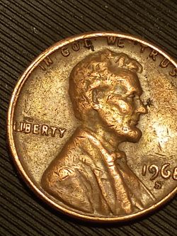 1968sLinclonpenny With Errors