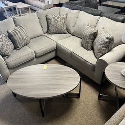 Brand New L Shape Stylish Sectional With Pillows 