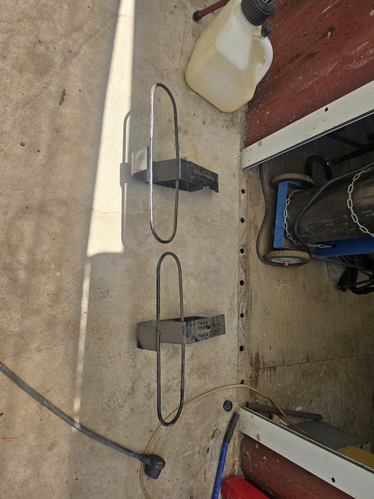 Vintage Motorcycle Bumper Racks