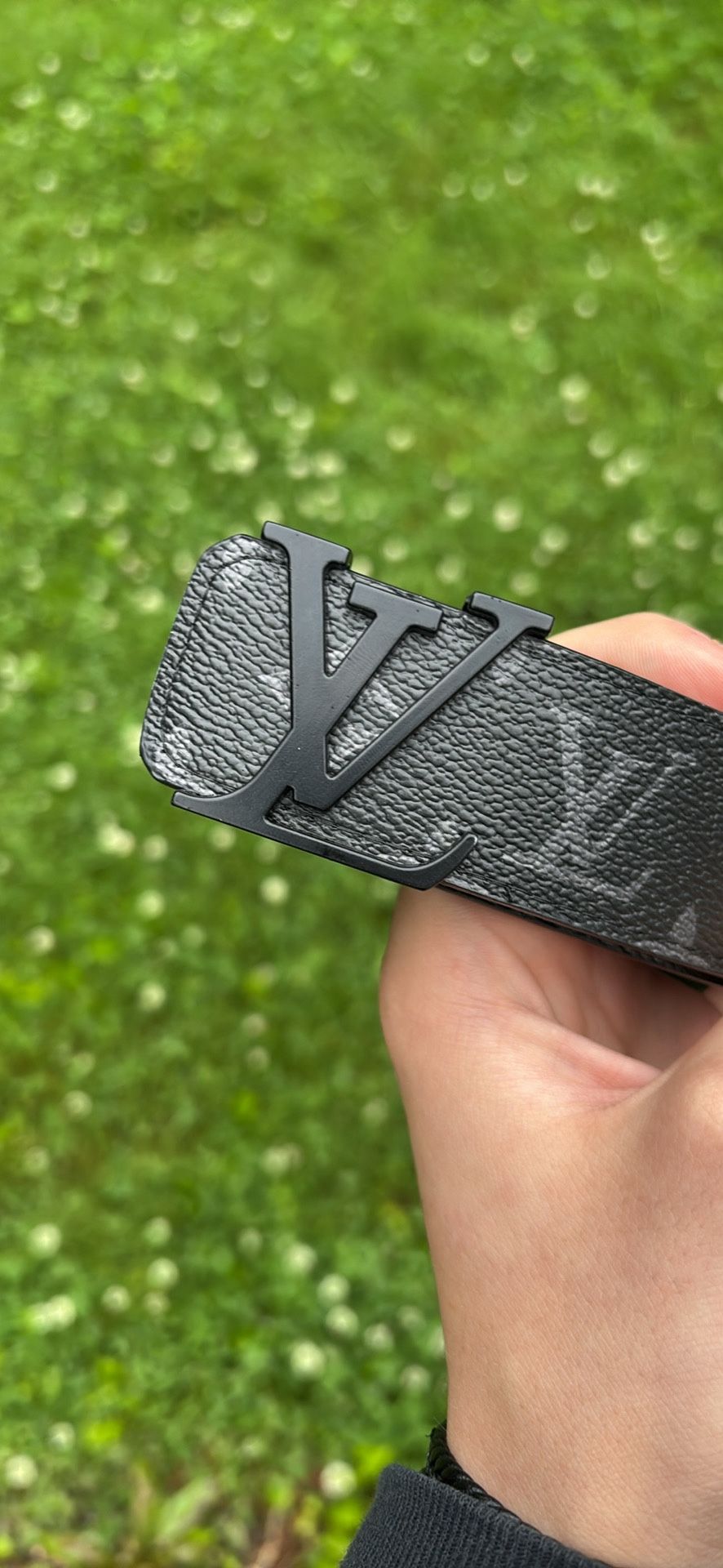 Black Louis Vuitton Belt