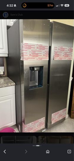 Samsung side by side refrigerator