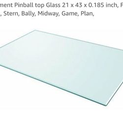 Pinball replacement glass